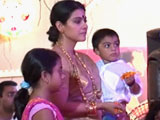 Kajol at  Sarbojanin Durga Puja