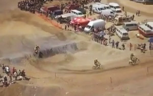 Uphill Motocross Race