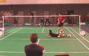 Amazing Blocked Badminton Shot