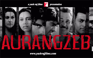 Raaj karta hai woh... Jo do taangon par khade rehke ladta hai promo of `Aurangzeb`<br>Director: Atul Sabharwal<br>Cast: Arjun Kapoor, Sasheh Aagha, Prithviraj, Jackie Shroff, Amrita Singh, Rishi Kapoor, Deepti Naval, Tanvi Azmi, Sikander Kher, Swara Bhaskar