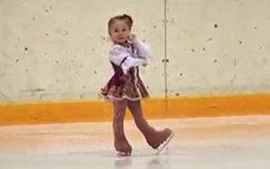 2 year Old Figure Skater