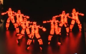 Amazing Light Show Dance