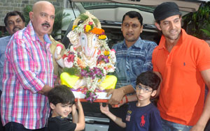 Hrithiks Ganpati visarjan