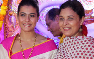 Kajol Celebrates Durga Puja