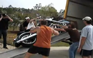 Motorcycle Loading Fail