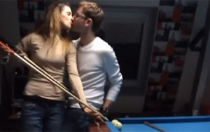 Couple's Impressive Pool Trick Shots