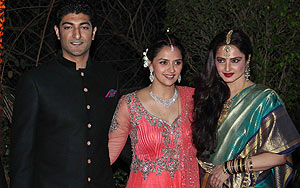 Ahana Deol's Wedding Reception