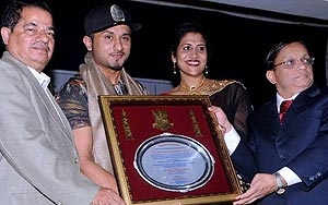 Honey Singh at a Book Launch