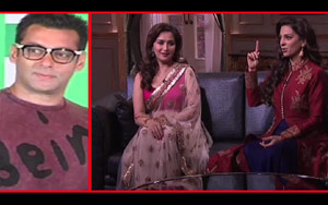 On the latest episode of Koffee With Karan Season 4, when host Karan Johar asked guests Juhi Chawla and Madhuri Dixit who would they like to choose as their brother from Bollywood, pat came the answer - SALMAN KHAN! The two actresses even joked about the fact that since Salman is often referred to as `Bhai` in the industry, it is quite an obvious choice! They even said that this is the reason why the actor has not been able to marry yet! 