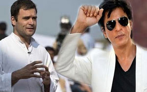 Shahrukh Khan Supports Rahul Gandhi