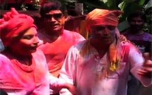 Flashback  - Javed and Shabana's Holi