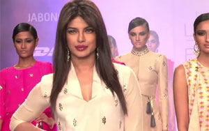 Priyanka Chopra @ Lakme Fashion Week 2014