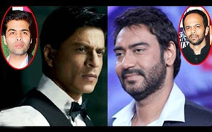 Karan Johar Forces Rohit Shetty To Pick Between SRK And Ajay Devgan