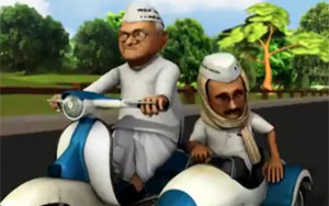 Social activist Anna Hazare and AAP leader Arvind Kejriwal start out together with the same purpose, but when differences cropped up, they split.