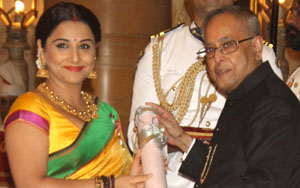 Vidya Balan Gets Padmashree Award 