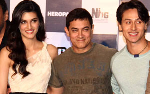 Aamir Khan Launches Tiger Shroff Film Heropanti