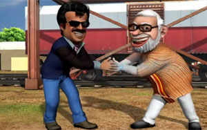 So Sorry: When Rajini trains Modi