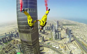 Burj Khalifa Pinnacle BASE Jump