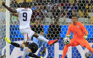 Uruguay vs Costa Rica Goals - FIFA World Cup 2014