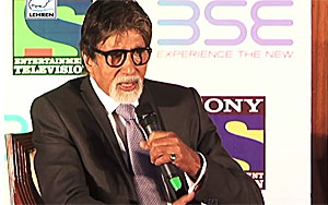 Amitabh Bachchan at the Laucnh of Yudh