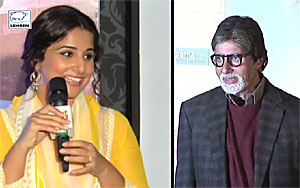 Vidya Balan Wants to Spy on Big B