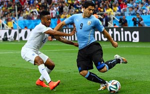 Uruguay vs England Goals FIFA World Cup 2014