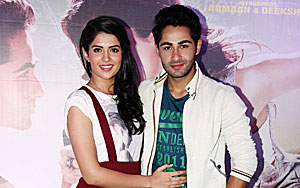 Armaan & Deeksha At PVR For Lekar Hum Deewana Dil 