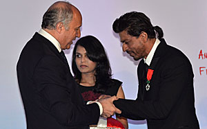 SRK Conferred with Top French Civilian Award