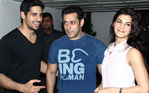 Salman & Jacqueline at Sidharth's Success Bash