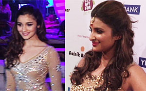 Alia Bhatt & Parineeti Chopra At IIAA Awards Red Carpet 