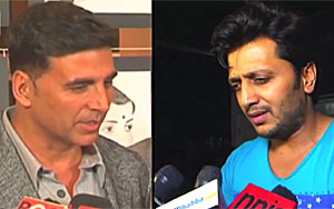 Akshay Takes Riteish Deshmukh's Help for Entertainment