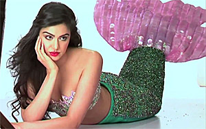 Bollywood and South Indian cinema beauty Adah Sharma urges fans to think like a fish and consider how they would feel if their flesh were on a dinner plate.