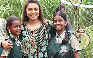 Rani Campaigns for Support My School 