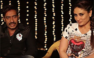 Ajay and Kareena Talk About 'Singham Returns'