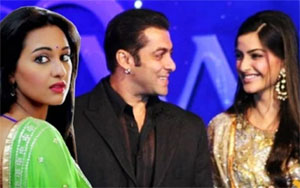 Salman Chooses Sonam Over Sonakshi?