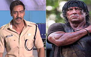 The original Rambo Sylvester Stallone has complimented the action sequences of `Singham Returns` and called it as a `Indian Rambo`. Watch the video to get more details.