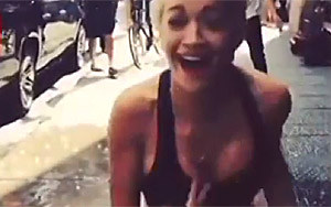 Rita Ora ALS Ice Bucket Challenge