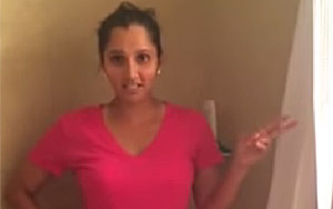 Sania Mirza ALS Ice Bucket Challenge