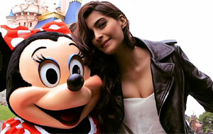 Sonam Kapoor at Disneyland Paris