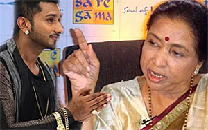 Asha Bhosle 'LASHES' Out at Honey Singh