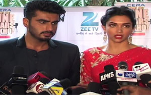 Deepika and Arjun Kapoor at 'Cinestars Ki Khoj'