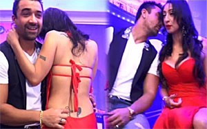 Ajaz Khan's Naughty Actions With Shanti Dynamite