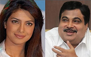 Priyanka Chopra Meets Nitin Gadkari