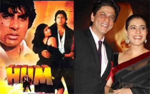 Shahrukh Khan & Kajol To Star In Remake Of ' Hum'