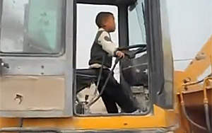 This Kid Drives a Tractor like a Pro