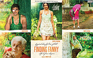 Finding Fanny directed by Homi Adajania starring Deepika Padukone, Arjun Kapoor, Pankaj Kapoor, Naseeruddin Shah and Dimple Kapadia is a film is based on a road trip set in Goa and follows the journey of five dysfunctional friends who set out on a road trip in search of Fanny.Check out the exclusive movie review of Finding Fanny by Senior Author and Journalist Bharathi Pradhan. 