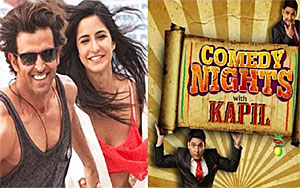 Katrina and Hrithik to Appear in Comedy Nights With Kapil