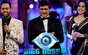 Armaan, Kamya And VJ Andy In Bigg Boss 8