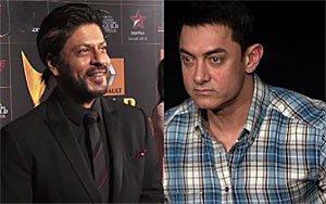 OMG! Shahrukh Calls Aamir 'Aadha Hero' 