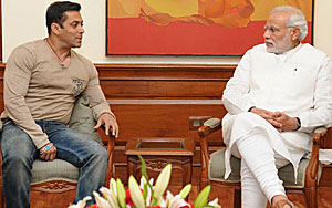 Salman Khan Secret Meeting with Narendra Modi